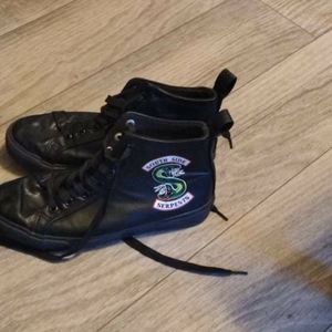 Riverdale Southside Serpents black ankle boots